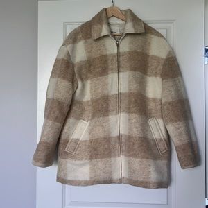 Aritzia plaid jacket